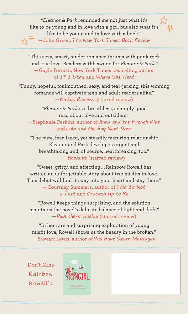 Eleanor & Park by Rainbow Rowell