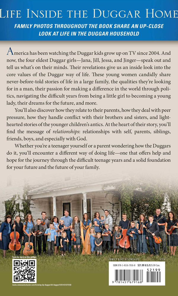 Growing Up Duggar- It's All About Relationships by Jana Duggar