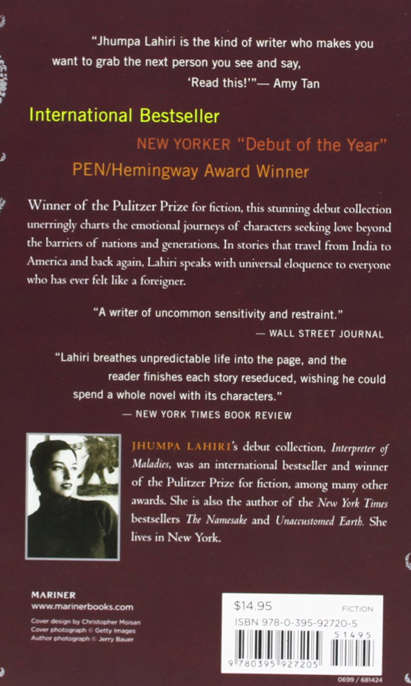 Interpreter of Maladies by Jhumpa Lahiri