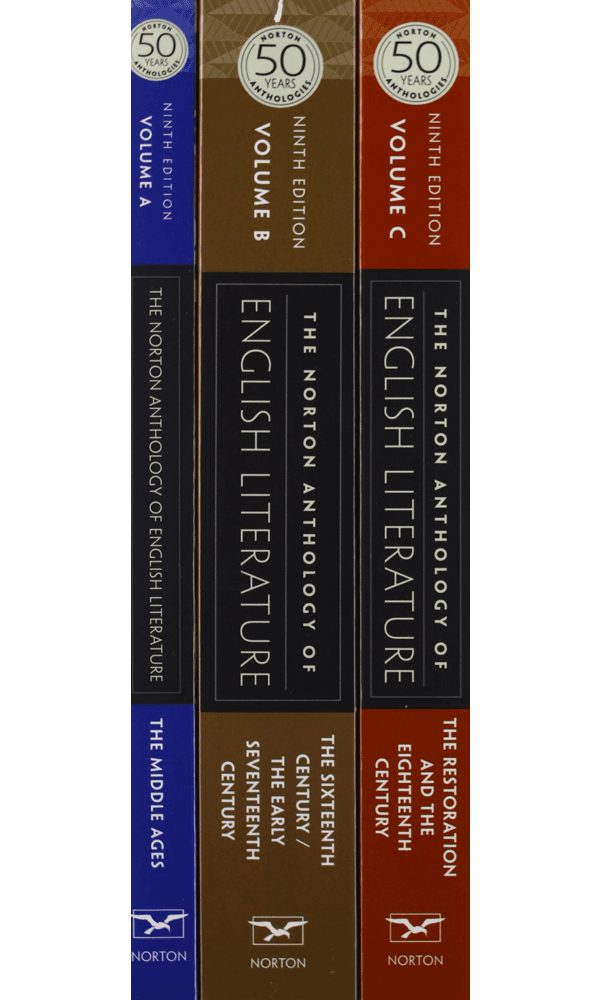 The Norton Anthology Of English Literature Ninth Edition Vol Package 1 A B C